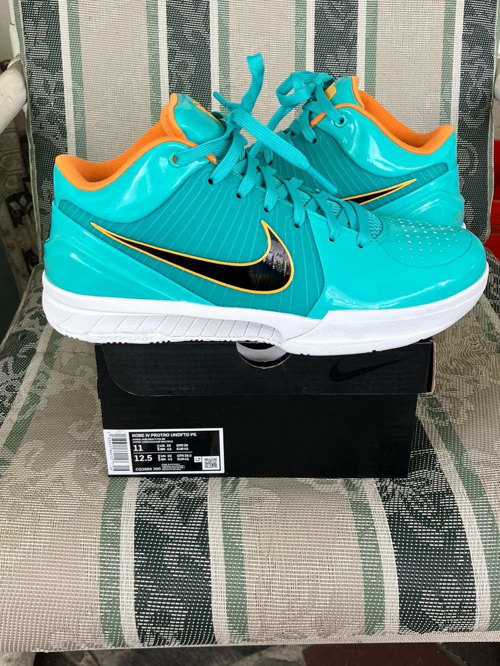 Kobe 4 Protro Undefeated/UNDFTDSan Antonio Spurs - Size 11